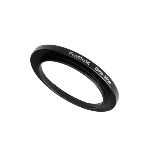 Fotodiox Metal Step Up Ring, Anodized Black Metal 43Mm-52Mm, 43-52 Mm
