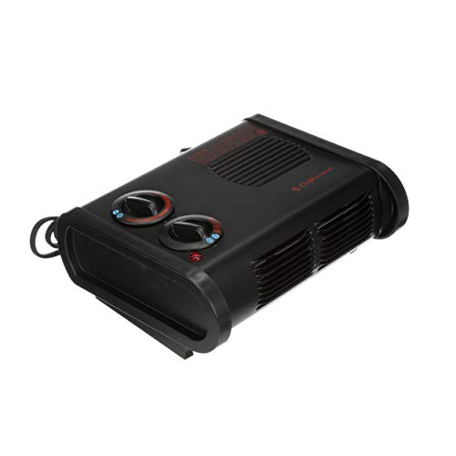 Caframo True North Heater. Low Profile, Quiet, Powerful Heater For Work And Home. Black