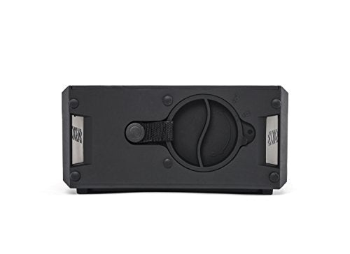 Ecoxgear Sol Jam Solar Powered Waterproof Bluetooth Portable Speaker (Black)