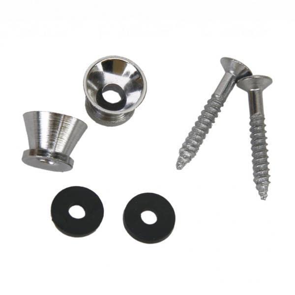 Club Bollywood 25x2 x Chromeplated Strap Lock for Electric Acoust ic Guitar Bass