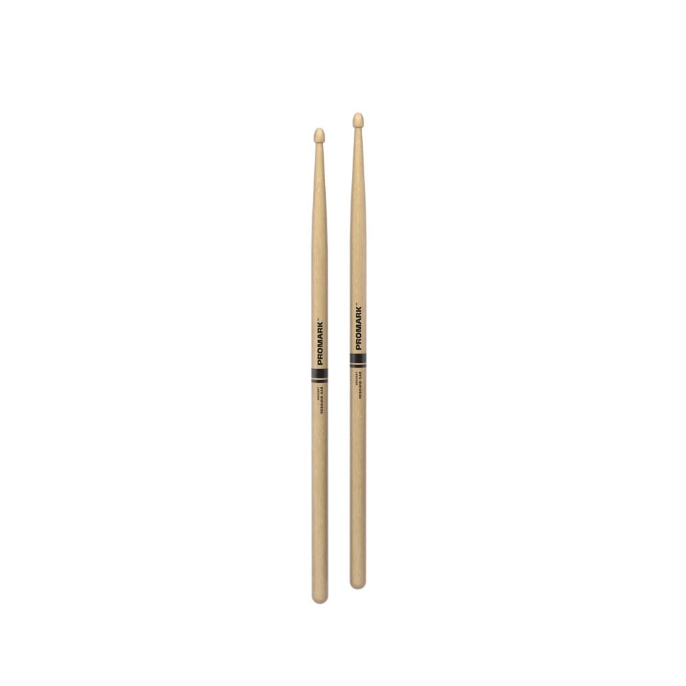 Promark Rebound 5Ab Hickory Drumsticks   Crafted For Resilience And Precision   Acorn Wood Tip For Larger Sweet Spot   1 Pair