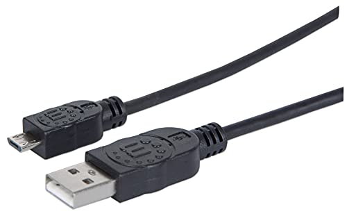 Manhattan Micro Usb Cable - 6Ft Long Micro Usb Charger Cord For Android Phone Charger - For Galaxy S7 S6 Edge J7 S5, Note 5 4, L