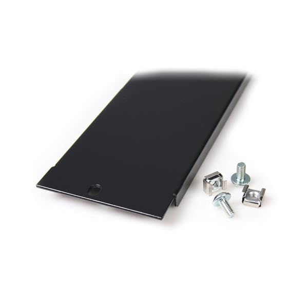 Startech.Com 2U Blanking Panel - Steel Rack Mount Filler Panel - For 19In Server Rack Enclosure Or Cabinet - Black Rack Panel (B