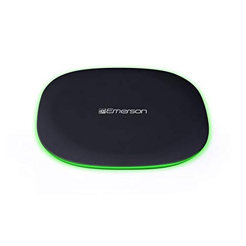 Emerson Wireless 10W Fast Wireless Charger with Breathing Light, Compatible with iPhone Xs MAX/XR/XS/X/8/8 Plus, Galaxy S10/S10 