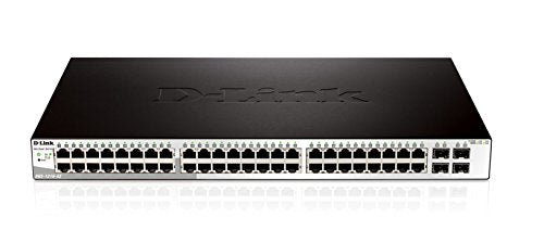 D Link Websmart Gigabit Switch With 48 1000Base T And 4 Sfp Ports Dgs 1210 52