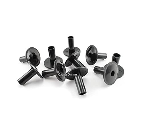 CablesOnline 10-Pack Coaxial Cable Feed-Through Wall Protector Bushing (CM-301K-10)