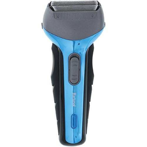 Barbasol Rechargeable Electric Wet And Dry Foil Shaver With Stainless Steel Blades And Pop Up Trimmer