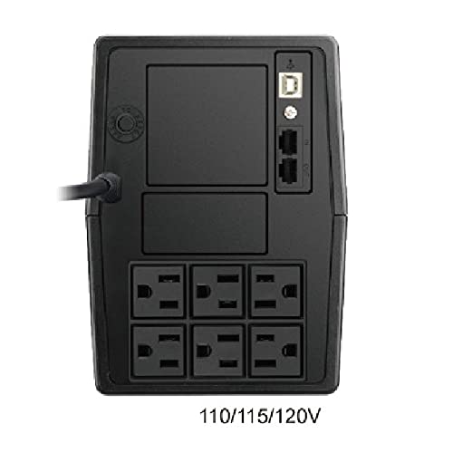 Opti Ups Ts1000E 1000Va / 600 Watts (Usa 120 Volts) 2 Internal Batteries, 3 Year Warranty Line Interactive Ups Battery Backup &