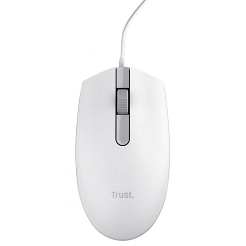 Trust TM-101W mouse USB Optical White 3 buttons 1200 DPI Built-in scroll wheel