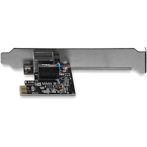 Startech.Com 1 Port Pcie Gigabit Network Server Adapter Nic Card   Dual Profile   Gigabit Desktop Adapter Rev E Intel 6 Chip Sup