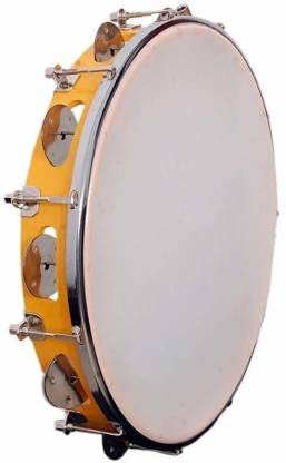 Music Gallery Head Tambourine  Yellow, 20Cm