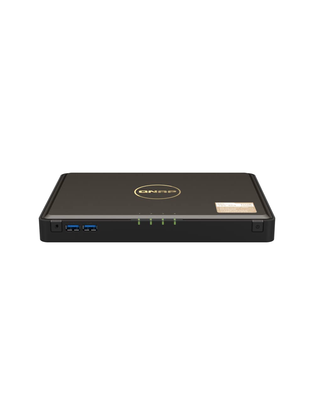 Qnap Tbs 464 8G Us 4 Bay M.2 Nvme Ssd Nasbook Intel Celeron N5105/N5095 4 Core Cpu, 8Gb Ddr4 Memory, And 2.5Gbe (1G/100M/10M) Ne