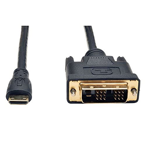 Tripp Lite Mini Hdmi To Dvi Cable, Digital Monitor Adapter Cable (Mini Hdmi To Dvi D M/M) 3 Ft.3' (P566 003 Mini),Black