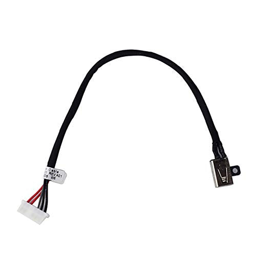 Rangale DC-in Jack Power Connector Socket with Cable for Dell Inspiron 15 41113 5100, 15 3551 3558 3552 15-3558 15-3551 15-3552 