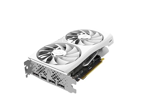 Zotac Gaming Geforce Rtx 4060 8Gb Twin Edge Oc White Edition Dlss 3 8Gb Gddr6 128-Bit 17 Gbps Pcie 4.0 Compact Gaming Graphics C