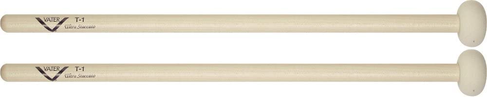 Vater VMT1 T1 Ultra Staccato Timpani, Drumset & Cymbal Mallets, Pair