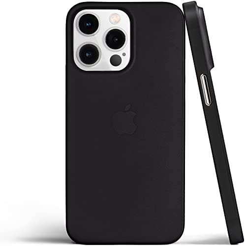 Totallee Thin Iphone 14 Pro Case, Thinnest Cover Ultra Slim Minimal   For Apple Iphone 14 Pro (2022) (Frosted Black)