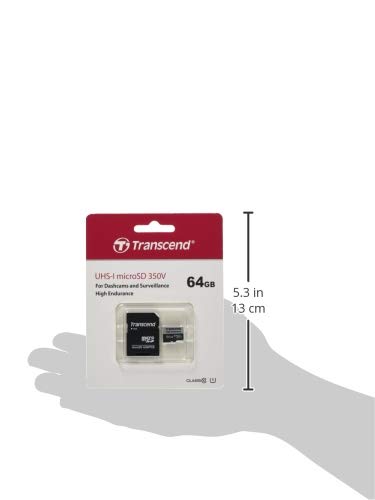 Transcend Ts64Gusd350V 64Gb Uhs I U1 Micro Sd Memory Card