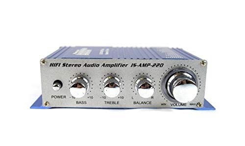 Pipemans Installation Solution 2 Channel Stereo Pa Mini Amplifier 4 To 16 Ohm 20 Watt 3.5 Aux Input Usb