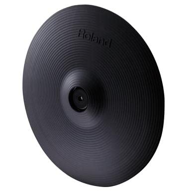 Roland Cy 12C Electric Drum Crash V Cymbal, 12 Inch, Black