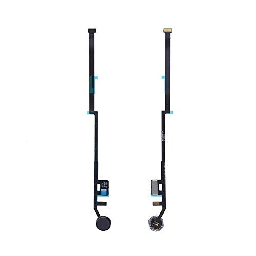 Besteck Home Button Flex Cable Ribbon Connector Compatible For Ipad 7 10.2'' A2197 A2198 A2200 2019 7Th Gen (Black)