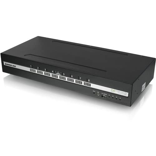 8-Port Single View Displayport Pp4.0 Secure Kvm Switch W/Audio, Cac, Taa