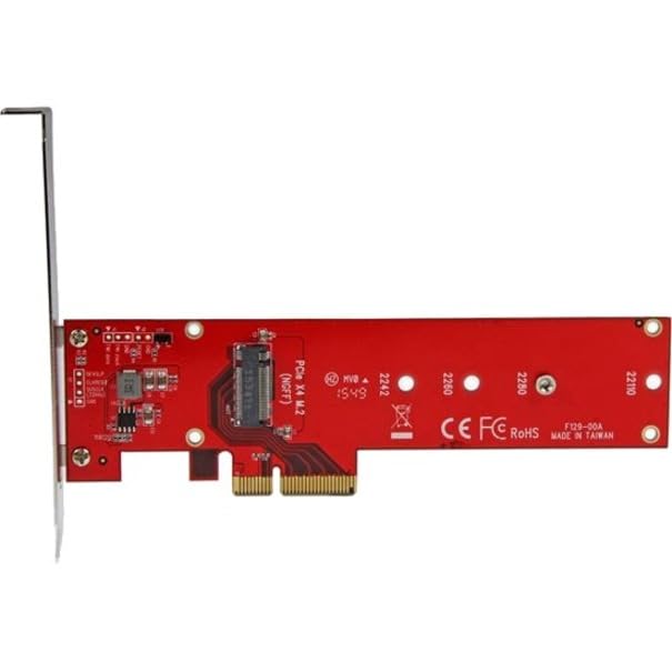 Startech.Com M2 Pcie Ssd Adapter   X4 Pcie 3.0 Nvme / Ahci / Ngff / M Key   Low Profile And Full Profile   Ssd Pcie M.2 Adapter