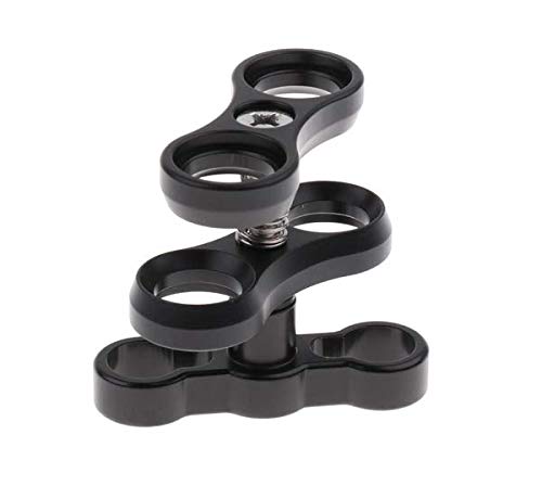 4 Pcs 1 Aluminum Ball Clamp Mount For Underwater Diving Light Arms Tray System, Photography Diving Camera