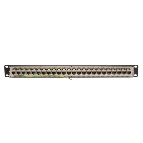 Tripp Lite 24 Port Cat6 / Cat5 Patch Panel Stp Shielded Rj45 Ethernet 1U Rackmount Taa (N254 024 Sh),Black