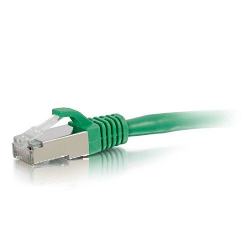 15Ft Cat6 Snagless Shielded Stp Ethernet Network Patch Cable   Green