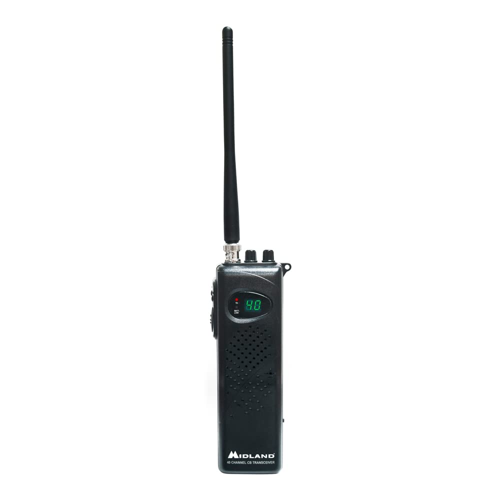 Midland   75 785 4 Watts Of Power Handheld Cb Radio   Durable Radio With Hi/Lo Power Settings And Squelch Control Mobile Radio 