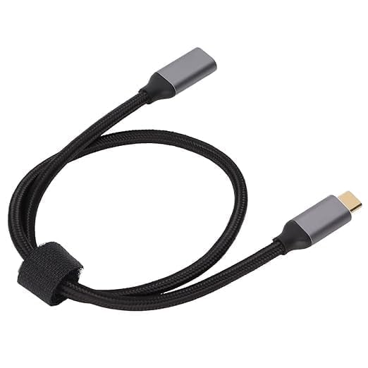 Bhomani Usb C Extension Cable, TypeC Usb 3.2 Gen 2 50Cm (10Gbps) Male To Female Extender, 4K @ 60Hz Fast Charging, For Data Tra