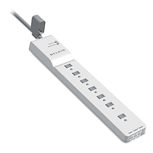 Belkin 7 Outlet Homeoffice Surge Protector With 12 Cord   Be107200 12