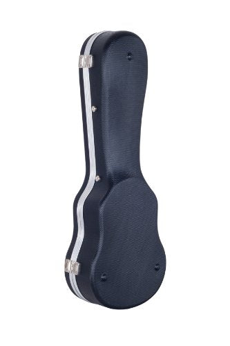 Crossrock, 0 String Soprano Ukulele, Super Lightweight Abs Molded Hard Case In Black, (Cra860Subk)