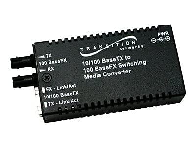 Transition Networks Stand-Alone Mini 10/100 Bridging - Fiber Media Converter (M/E-Psw-Fx-02(Sc) Na)