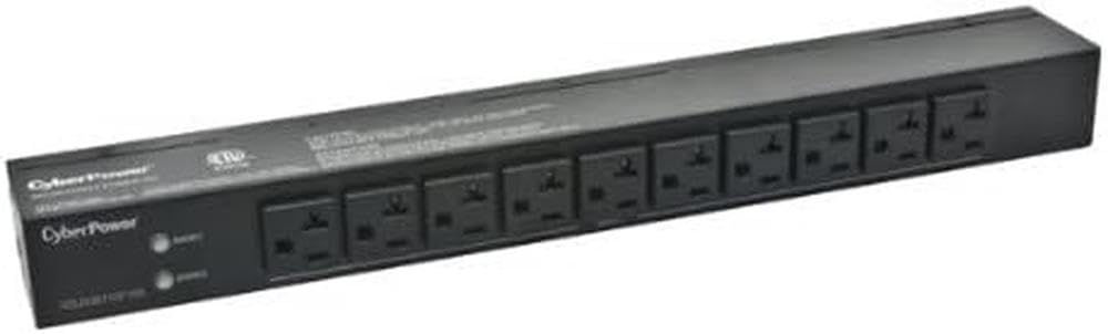 Cyberpower Pdu30Bt10F10R Basic Pdu, 100 125V/30A, 20 Outlets, 1U Rackmount