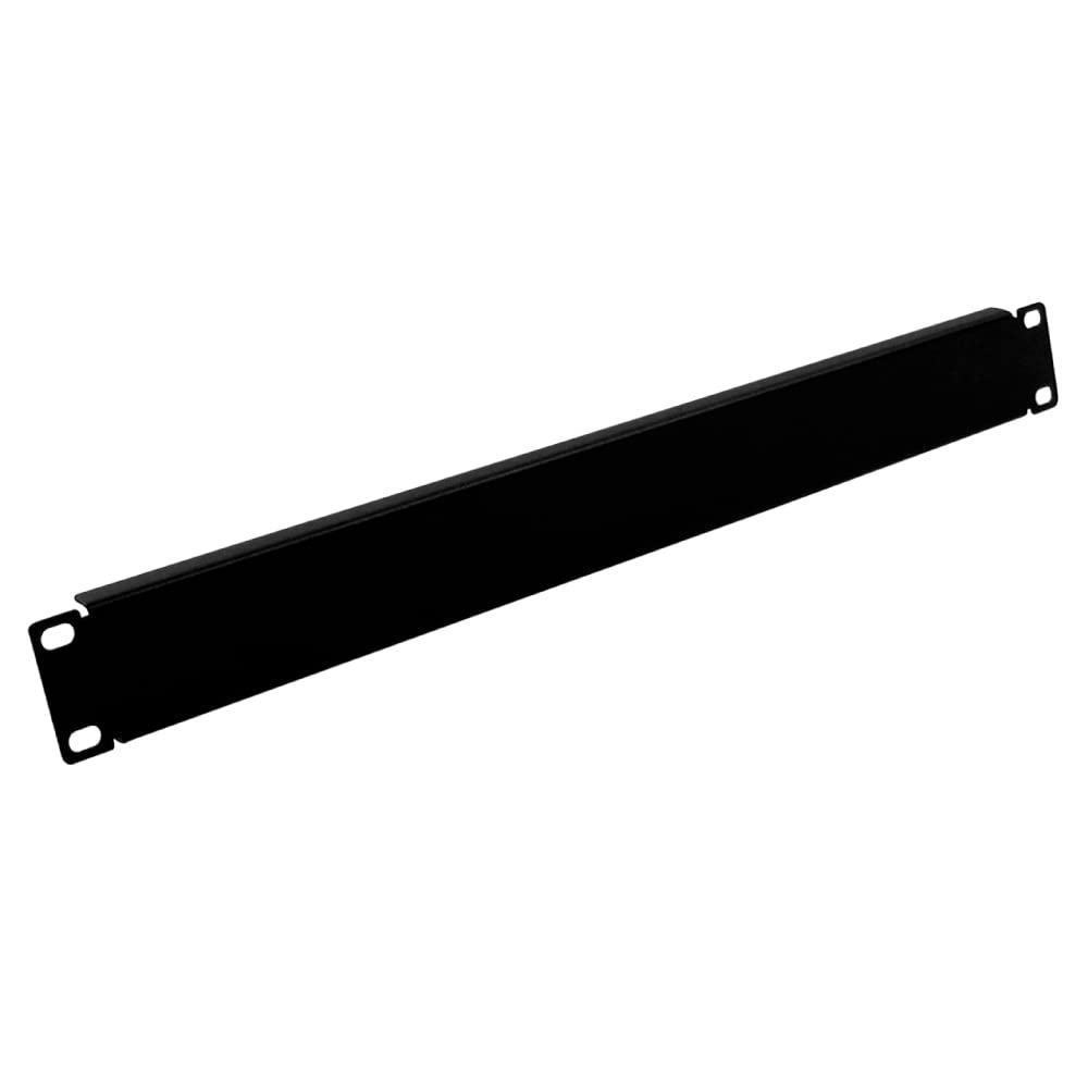 Wavenet 3030-N Steel 1U Blank Rack Mount Panel Spacer for 19 in. Server Network Rack Enclosure or Cabinet Black - Pack of 5