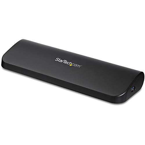 Startech.Com Usb 3.0 Docking Station With Hdmi And Dvi/Vga   Dual Monitor   Universal Laptop Dock   Mac And Windows Compatible (