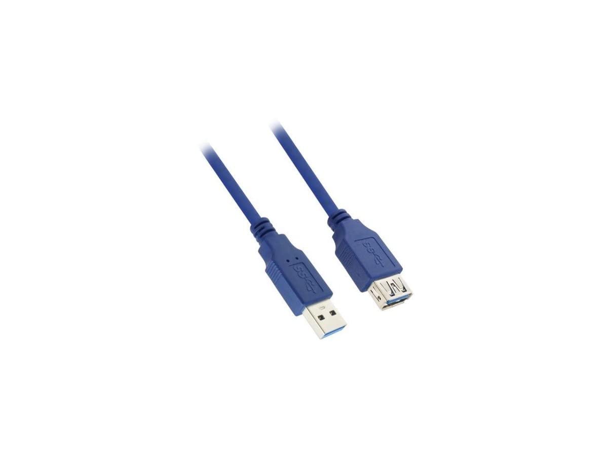 Nippon Labs 6Ft Usb 3.0 A Male To A Female Extension Cable 50Usb3 Aaf 6   Blue