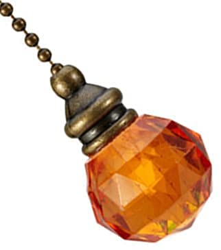 Luoqiufa 2Pcs Ceiling Fan Pull Chains Pendant Pull Chain Extension Ceiling Fan Chain Extender For Ceiling Light Lamp Fan Chain (