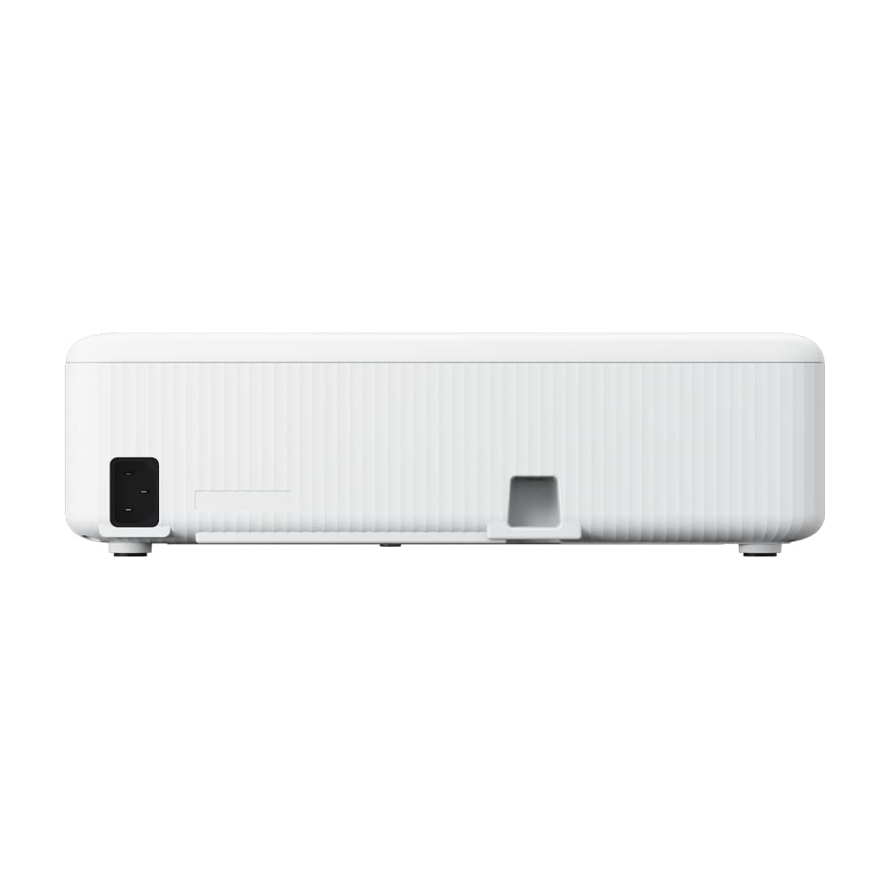 Epson EpiqVision Flex CO-W01 Portable Projector, 3000 Lumens, 3LCD, White, 300-Inch Home Entertainment, Streaming Ready