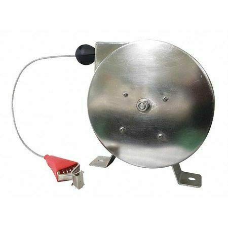 Cable Reel,20 Ft,Stainless Steel,Silver   Speedaire 440G04