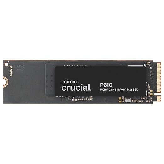 Crucial P310 1Tb 2280 Pcie Gen4 3D Nand Nvme M.2 Ssd  Up To 7,100 Mb/S  Shift Up To Gen4  Internal Solid State Drive (Pc)  C