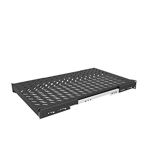 1U Depth Adj Sliding Shelf 100Lbs