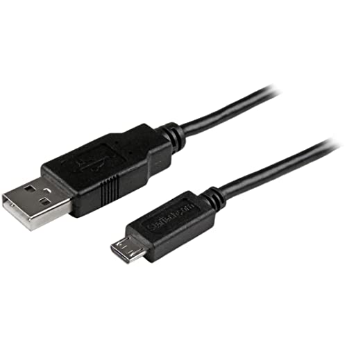 Startech.Com 3 Ft Mobile Charge Sync Usb To Slim Micro Usb Cable   Phones & Tablets   A To Micro B M/M   Thin Micro Usb Charging