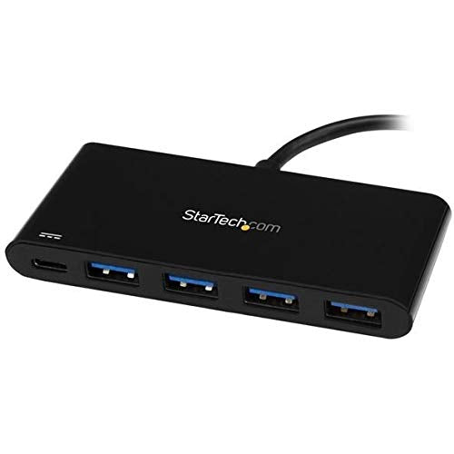 Startech.Com 4 Port Usb C Hub With 4 Usb Type A Ports (Usb 3.0 Superspeed 5Gbps)   60W Power Delivery Passthrough Charging   Usb