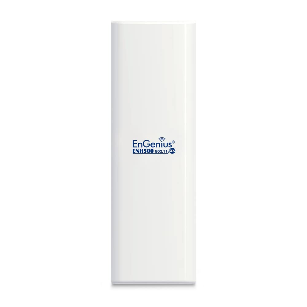 Engenius Enh500 Ax 5Ghz Wi Fi 6 (802.11Ax) 2X2 Outdoor Wireless Bridge, Up To 1,200 Mbps, High 26 Dbm Transmit Power, Ip55 Rated Weatherproof & Dustproof Housing