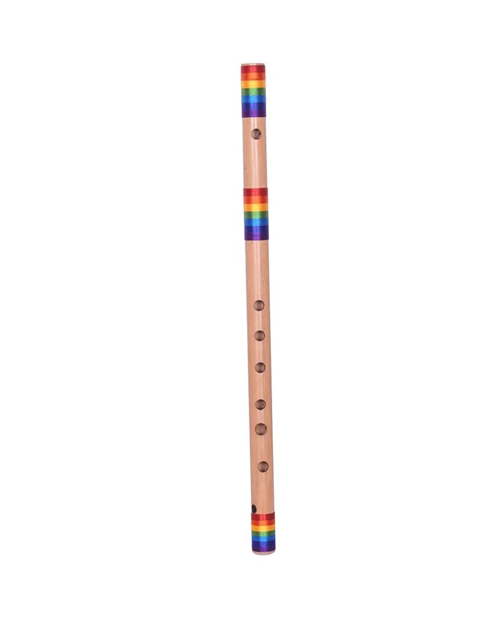 Ibda Indradhanush Bamboo Flute For Professional/Learner/Beginner Bamboo Bansuri (Rainbow) (G Scale 19 Inch)