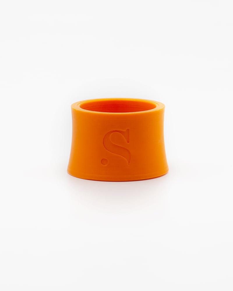 Syos Tenor Saxophone Ligature Lava Orange, Great Fit For Syos Mouthpieces And Compatible With Tenor Sax Rubber Mouthpieces
