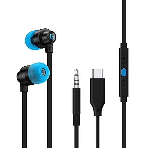 Logitech G333 Wired In Ear Earphones With Mic (Black)